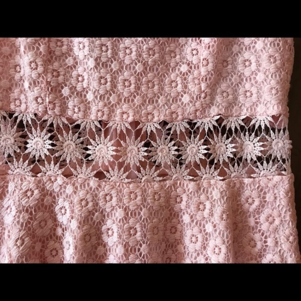 Pink Lace Dress by Iris, Juniors XL - Picture 12 of 12